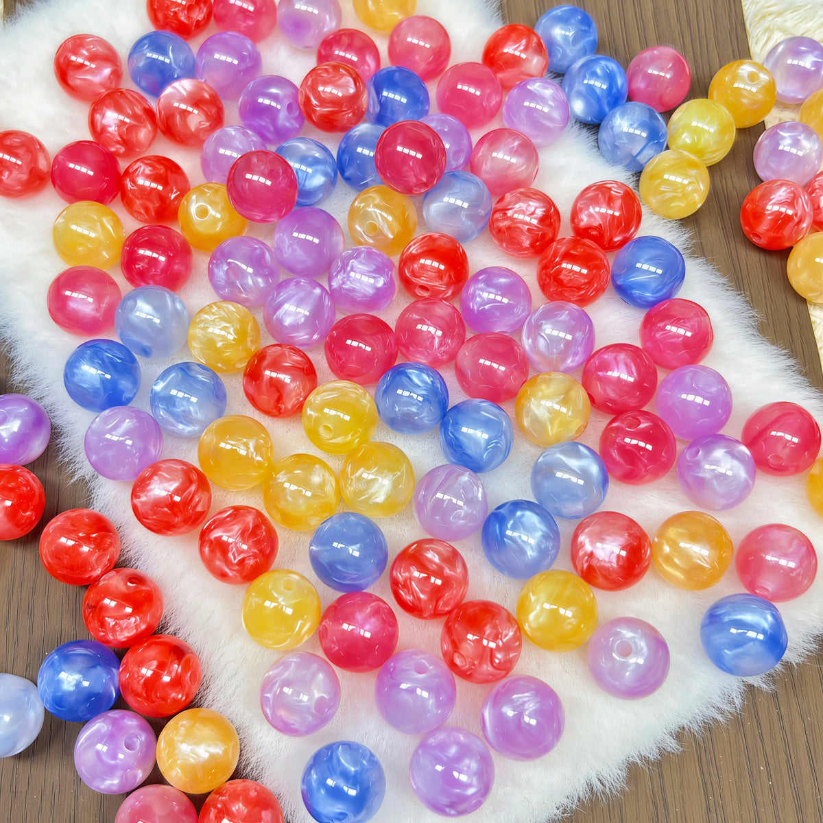 [A812]    Cloud Ripple(12MM)-High Quality Resin Bead